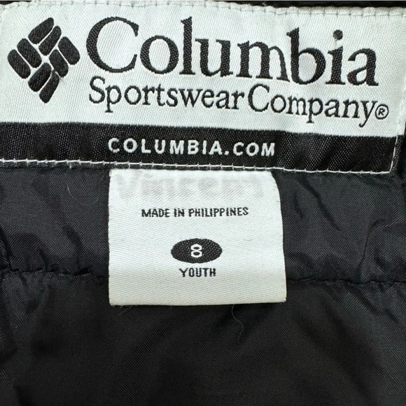 Youth Columbia Coat Jacket Size 8 Gray, Black and Red - Picture 8 of 8